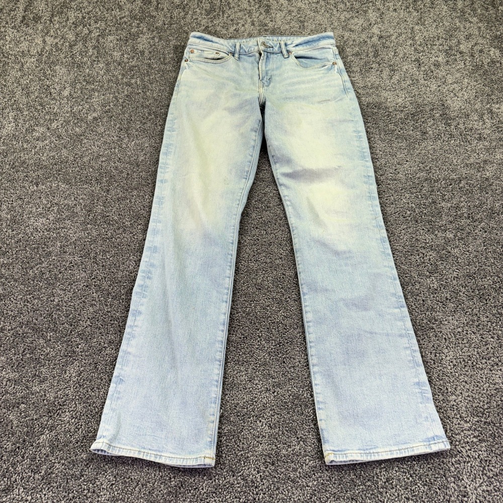 American Eagle Jeans Mens 30x34 Blue Original Bootcut Airflex+